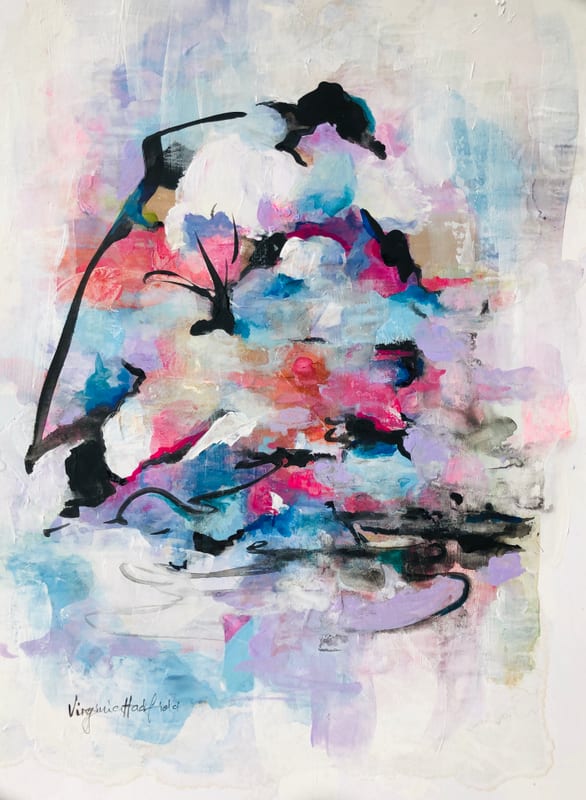 abstract painting by Virginia Hadfield