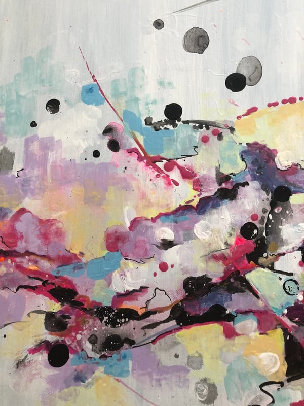 abstract painting by Virginia Hadfield
