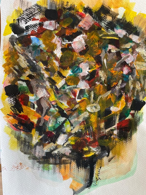 abstract painting by Virginia Hadfield