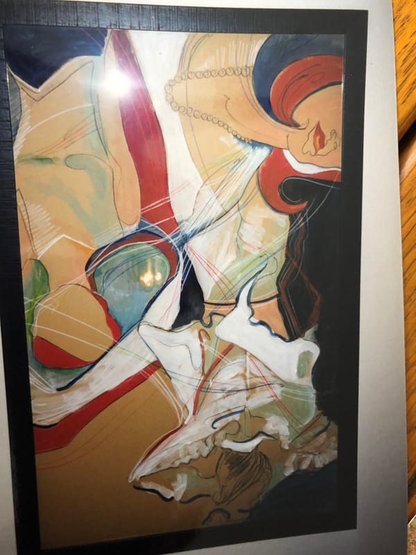 abstract painting by Virginia Hadfield