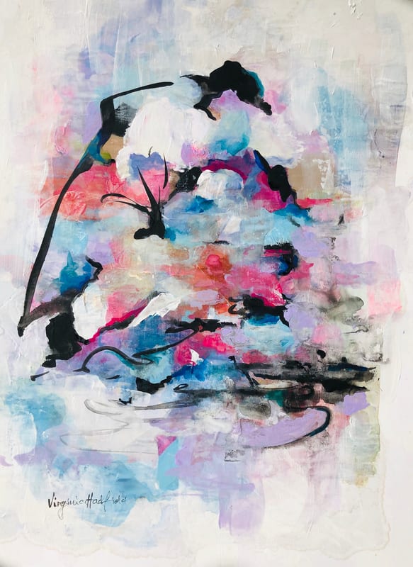 abstract painting by Virginia Hadfield