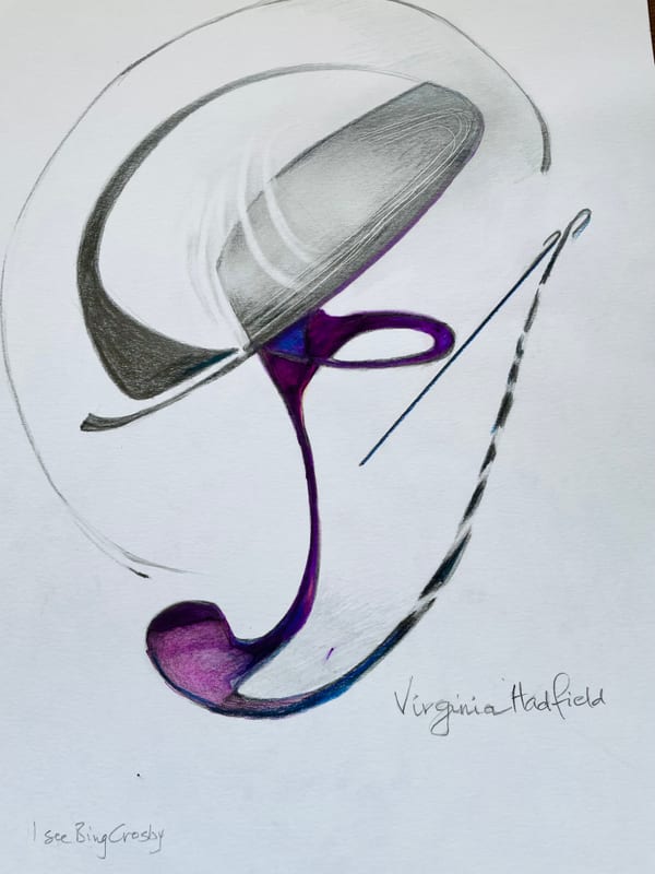 Eye Candy, abstract painting by Virginia Hadfield
