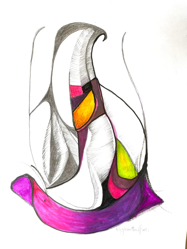 abstract painting by Virginia Hadfield