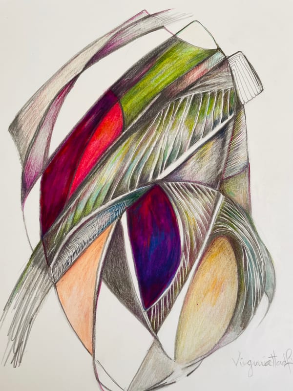 abstract painting by Virginia Hadfield