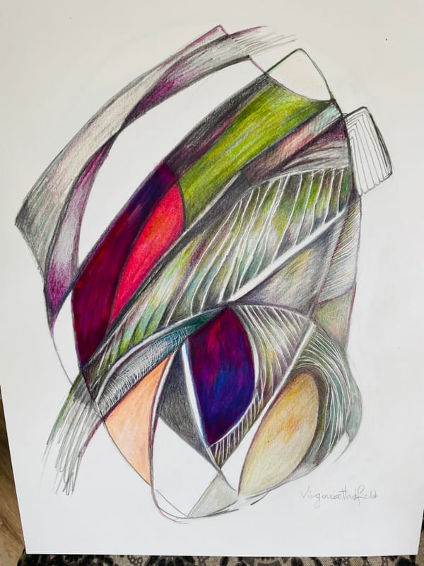abstract painting by Virginia Hadfield