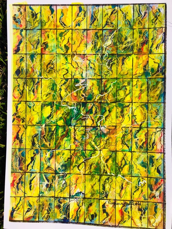 abstract painting by Virginia Hadfield