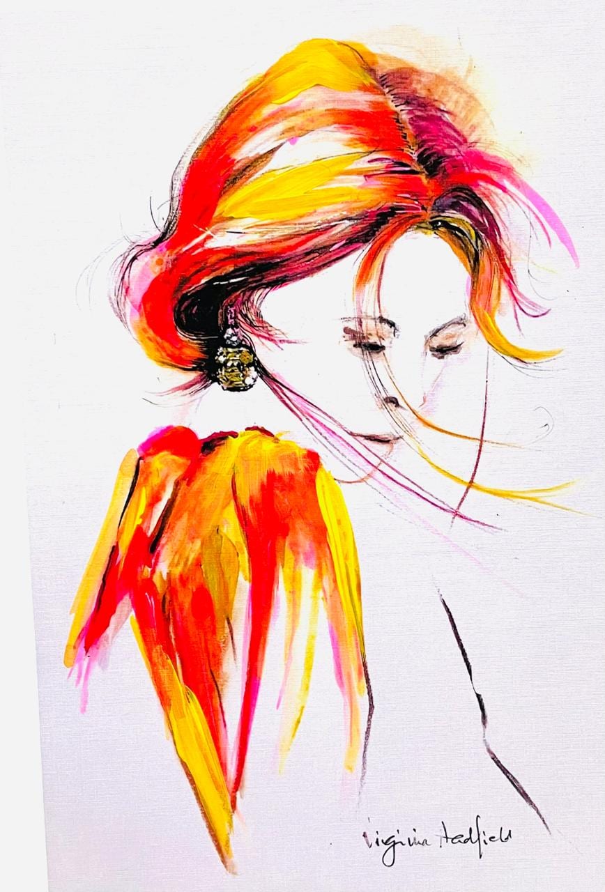 Virginia Hadfield, painting by Virginia Hadfield